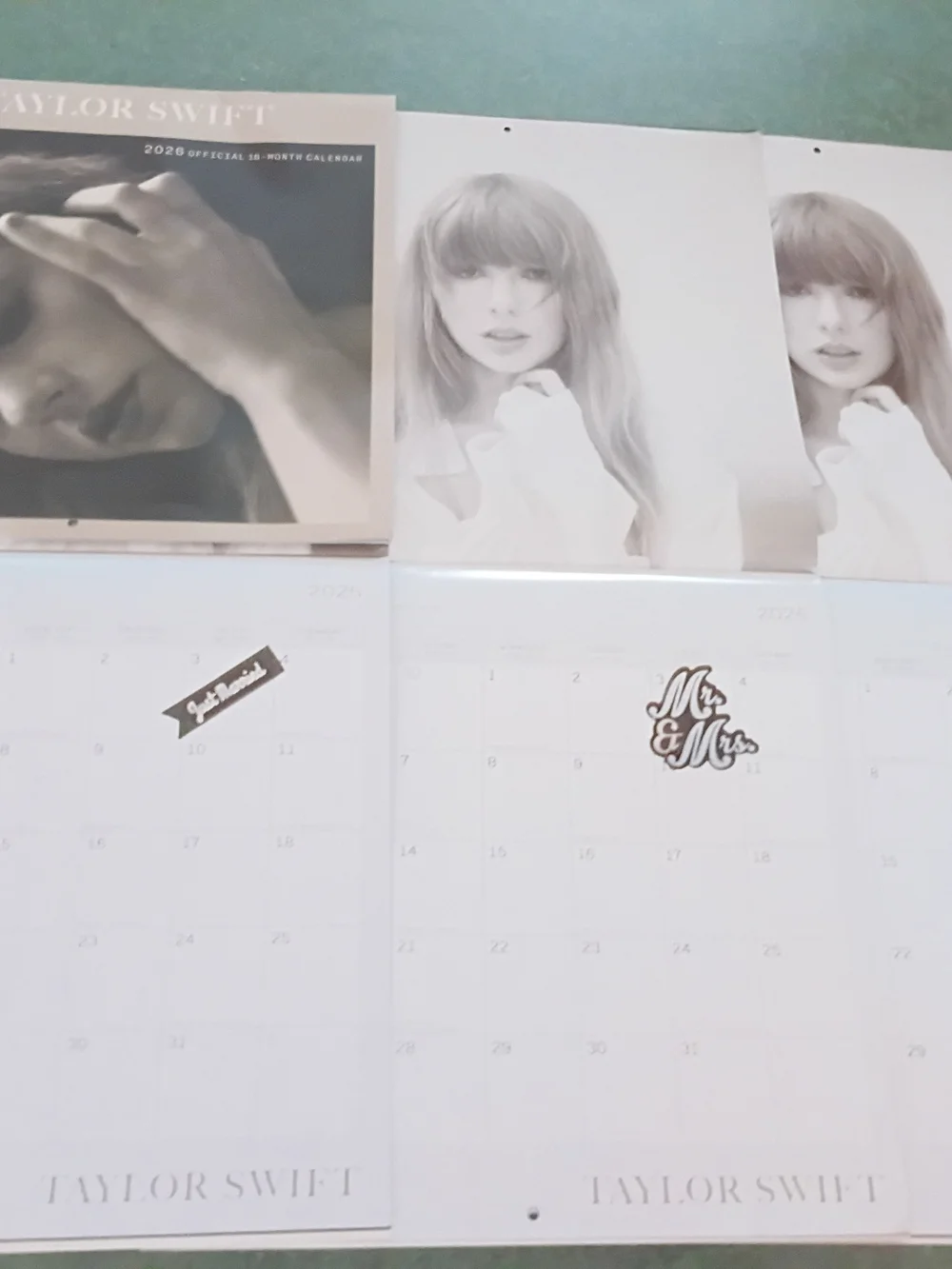 Taylor Swift 2026 Wall Calendar - Home Office 3 Calendar Lot